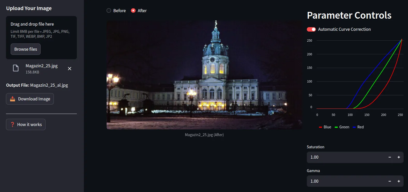 RetroShine Web App Screenshot